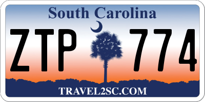 SC license plate ZTP774