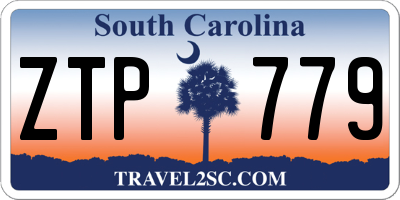 SC license plate ZTP779