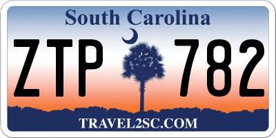 SC license plate ZTP782