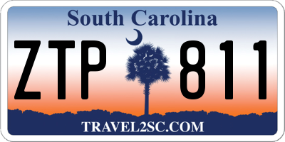 SC license plate ZTP811