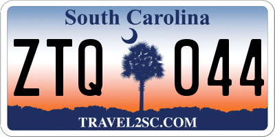 SC license plate ZTQ044