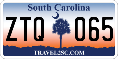 SC license plate ZTQ065