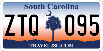 SC license plate ZTQ095