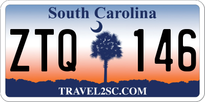 SC license plate ZTQ146
