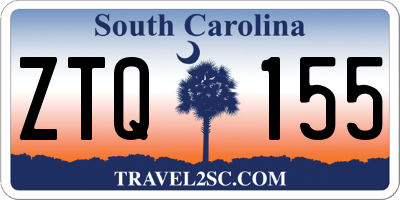 SC license plate ZTQ155