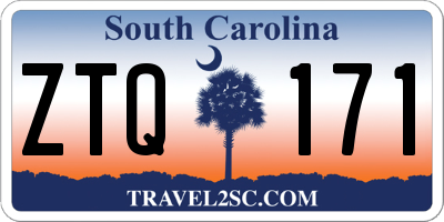 SC license plate ZTQ171