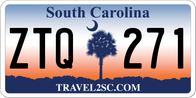SC license plate ZTQ271