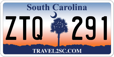 SC license plate ZTQ291