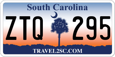 SC license plate ZTQ295