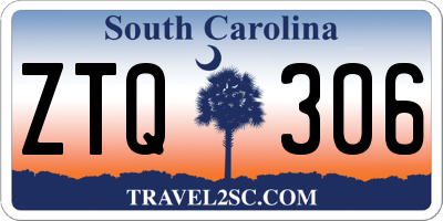 SC license plate ZTQ306