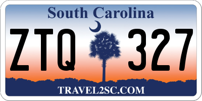 SC license plate ZTQ327