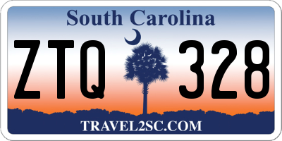 SC license plate ZTQ328