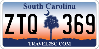 SC license plate ZTQ369