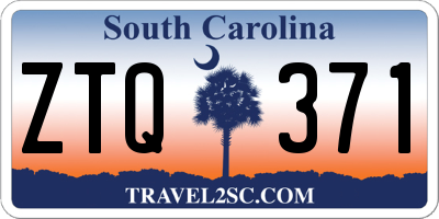 SC license plate ZTQ371
