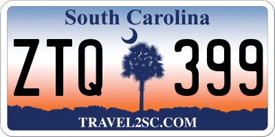 SC license plate ZTQ399