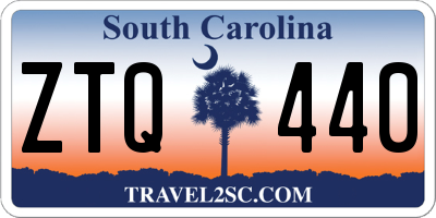 SC license plate ZTQ440