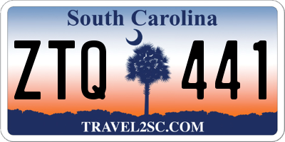 SC license plate ZTQ441