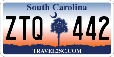 SC license plate ZTQ442