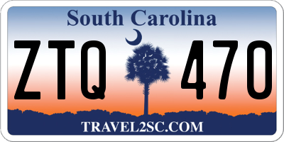 SC license plate ZTQ470