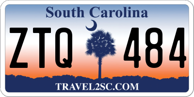 SC license plate ZTQ484