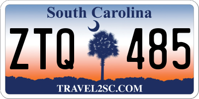 SC license plate ZTQ485