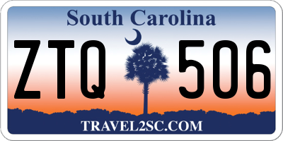 SC license plate ZTQ506
