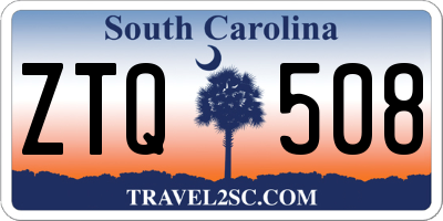 SC license plate ZTQ508