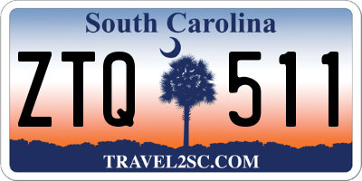 SC license plate ZTQ511