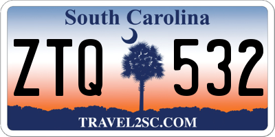 SC license plate ZTQ532