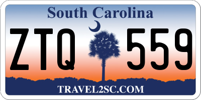 SC license plate ZTQ559