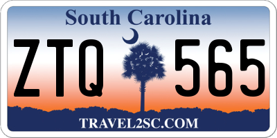 SC license plate ZTQ565