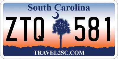 SC license plate ZTQ581