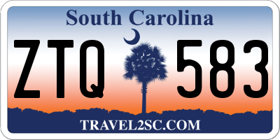 SC license plate ZTQ583