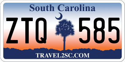 SC license plate ZTQ585
