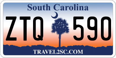 SC license plate ZTQ590