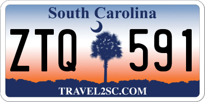 SC license plate ZTQ591
