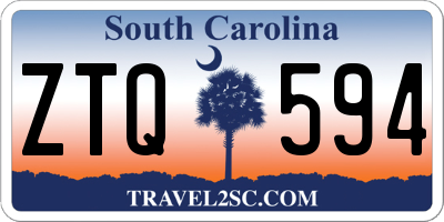 SC license plate ZTQ594