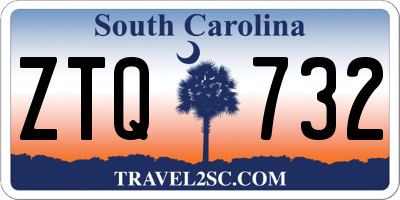 SC license plate ZTQ732