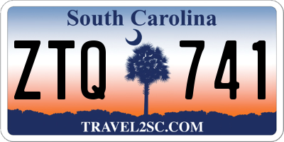 SC license plate ZTQ741