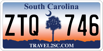 SC license plate ZTQ746