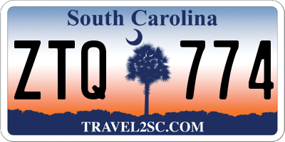 SC license plate ZTQ774