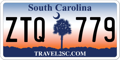 SC license plate ZTQ779