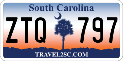 SC license plate ZTQ797