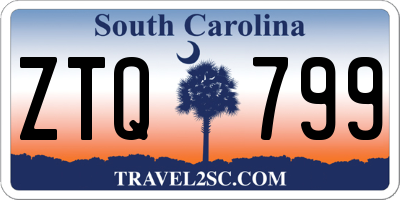 SC license plate ZTQ799