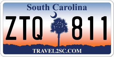 SC license plate ZTQ811