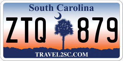 SC license plate ZTQ879