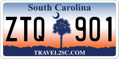 SC license plate ZTQ901