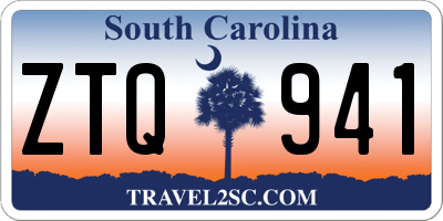 SC license plate ZTQ941