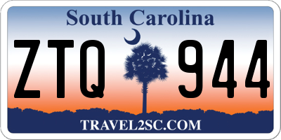 SC license plate ZTQ944