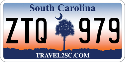 SC license plate ZTQ979